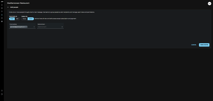 Add People to the Dashboard