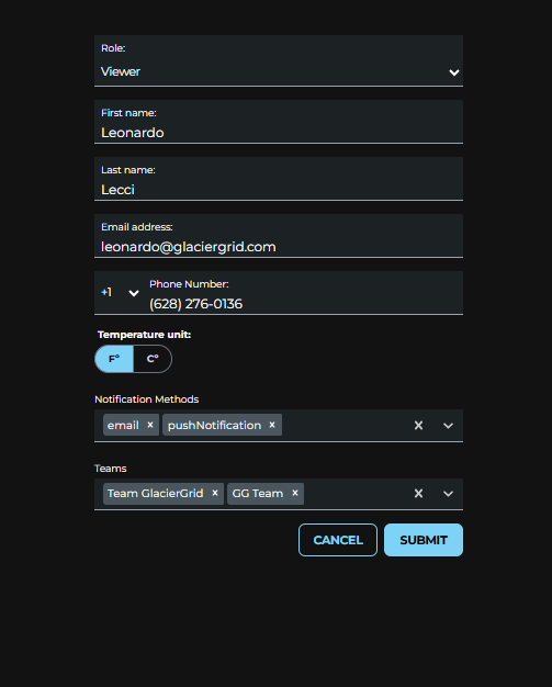 Add members to a team