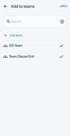 Adding to a Team (People 2)
