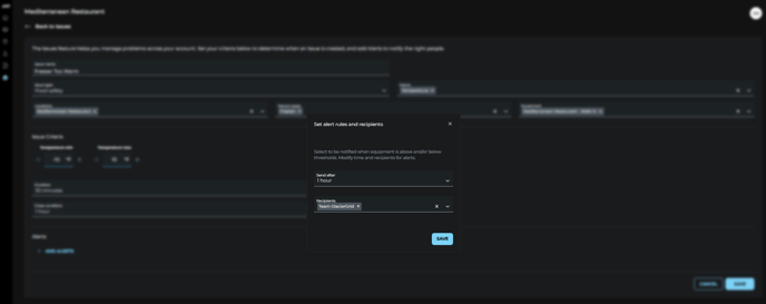 Create an Alert
