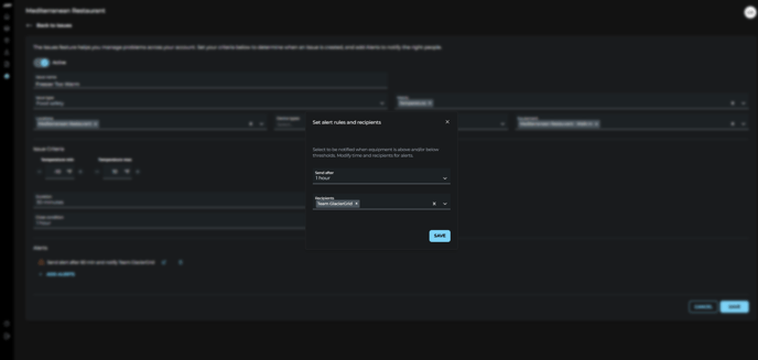 Editing Alerts