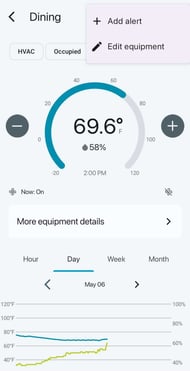 Mobile App edit Equipment