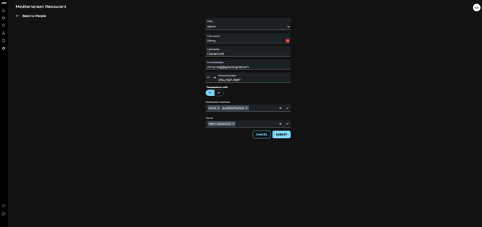 User Details