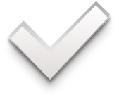 Check mark Check mark