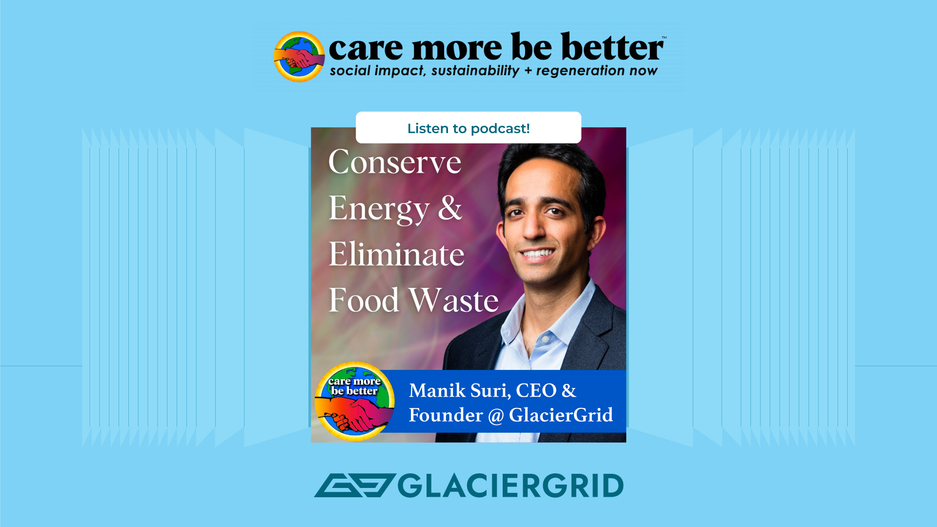 Manik Suri on Care More Be Better podcast