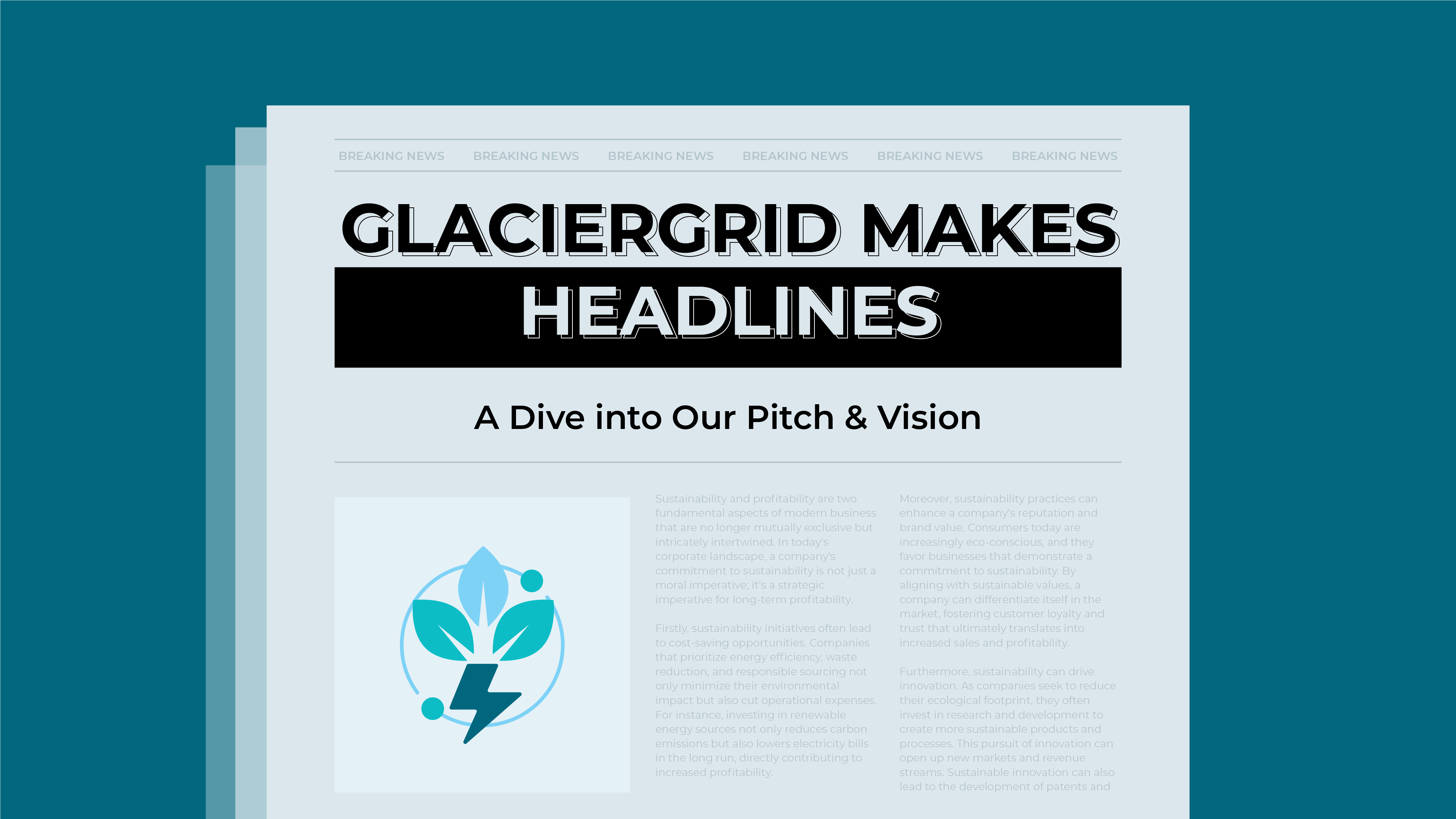GlacierGrid Makes Headlines