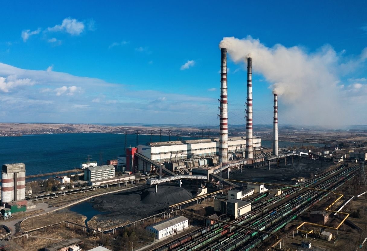 Power plants belching harmful greenhouse gases