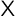 x symbol